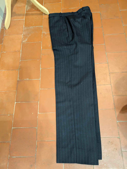 excellent costume pinstripe en flannel de laine