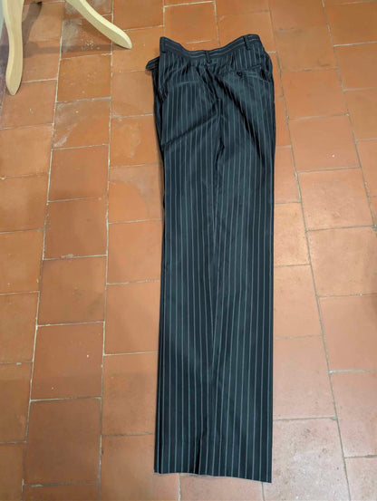 Niedliches Baumwoll-Nadelstreifenkostüm