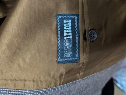 Génial costume 3 pièces marron en tweed