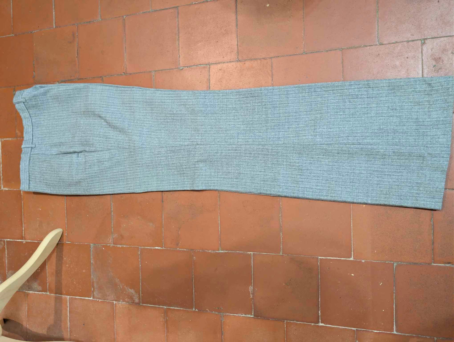 Magnifique costumes pinstripe en flanelle lourdes