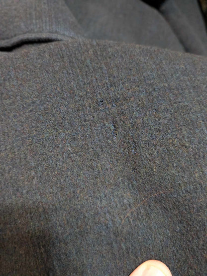 Ancien manteau croisé en laine