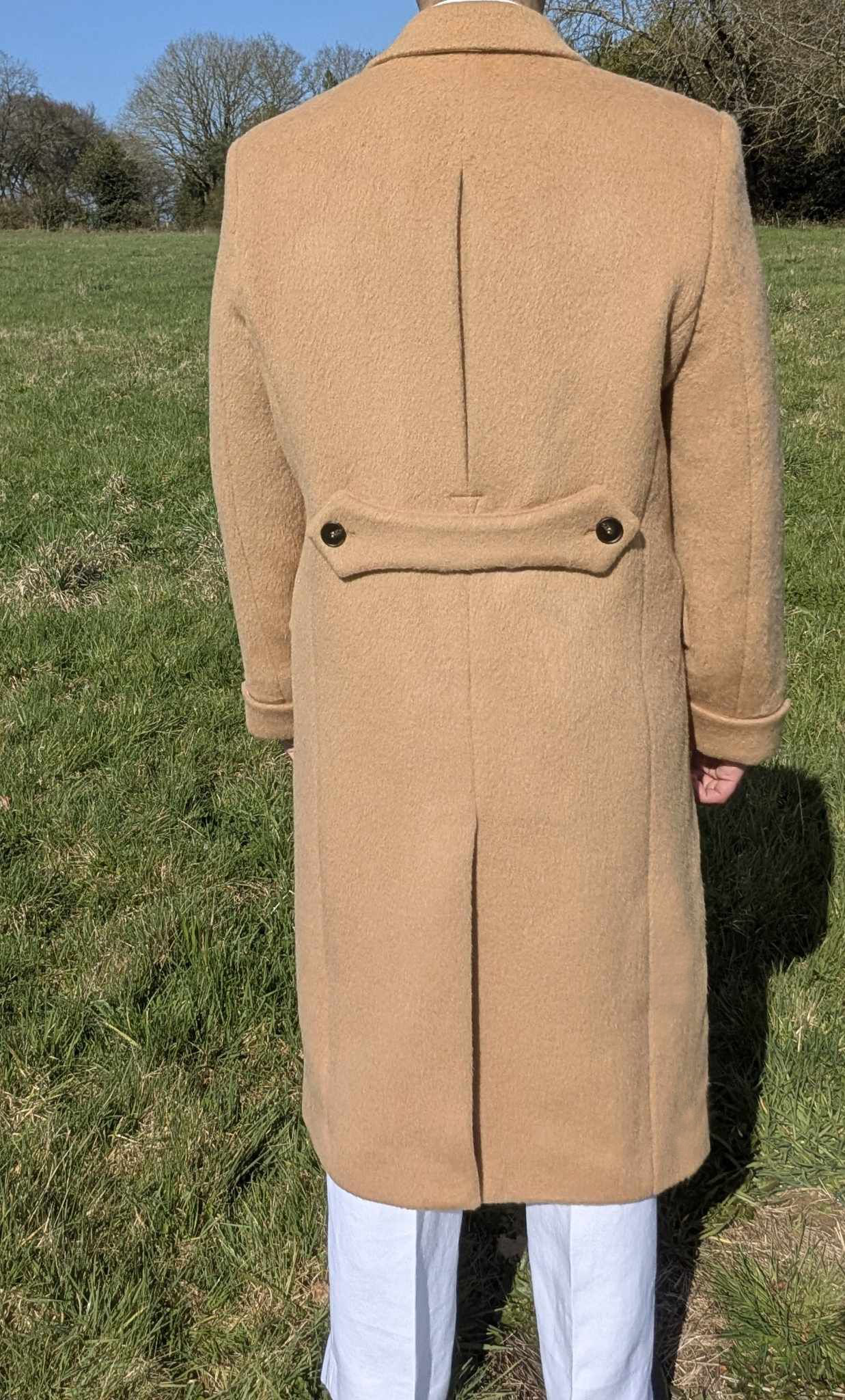 [Edition limité] Manteau croisé Camel en Laine/Alpaga