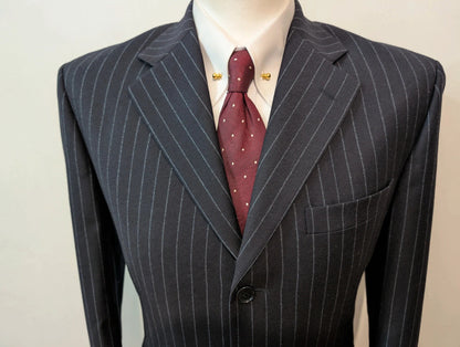 Merveilleux costume chalkstripe en flanelle