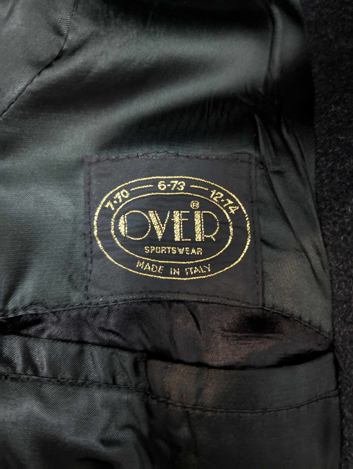 Classique manteau gris anthracite en laine