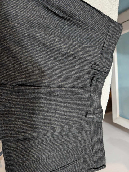 Fantastique costume croisé en flanelle de laine