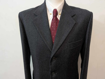 Adorable costume gris en flanelle lourde