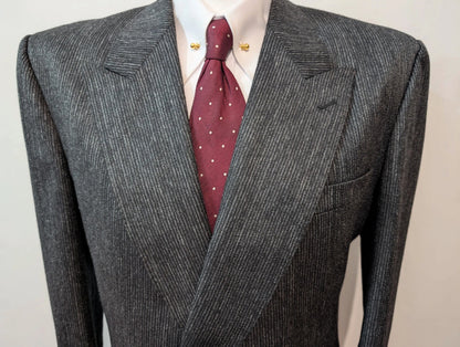 Magnifique costume croisé en tweed