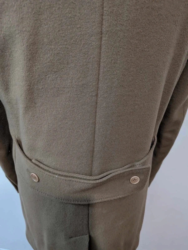 Lumineux manteau croisé camel en laine