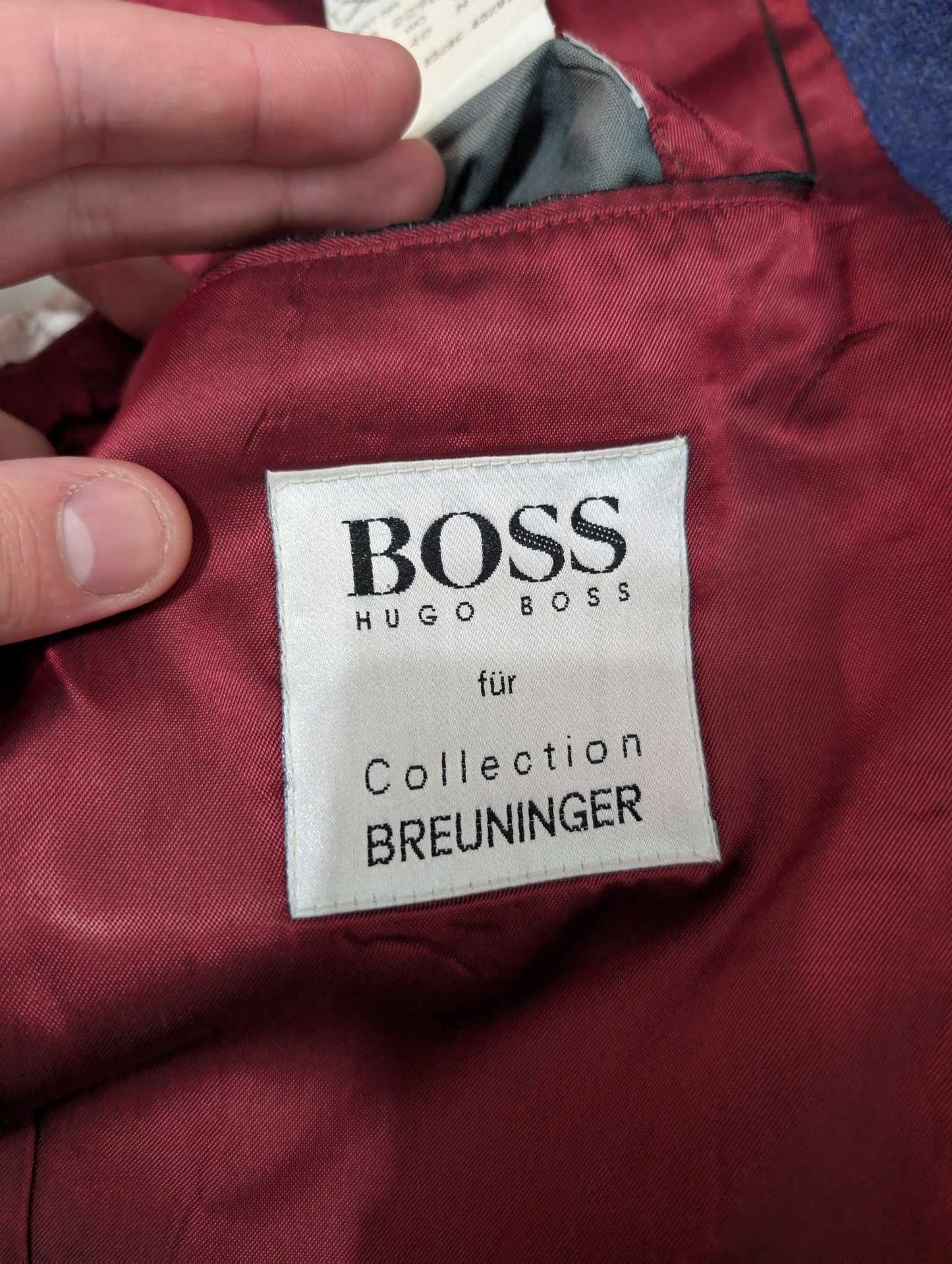 Lumineuse veste bleu en tweed