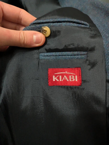 Wunderschöne blaue Tweedjacke