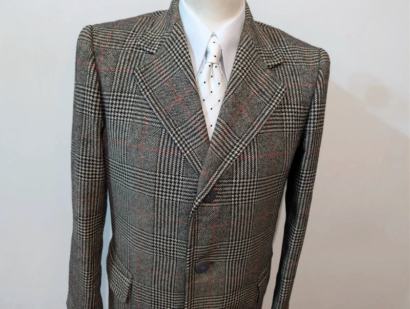 Fabuleux manteau polo coat en tweed