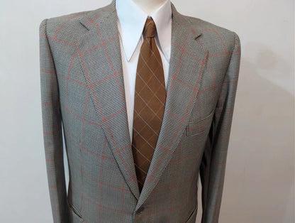 Äußerst seltener, maßgeschneiderter Wollanzug mit Karomuster