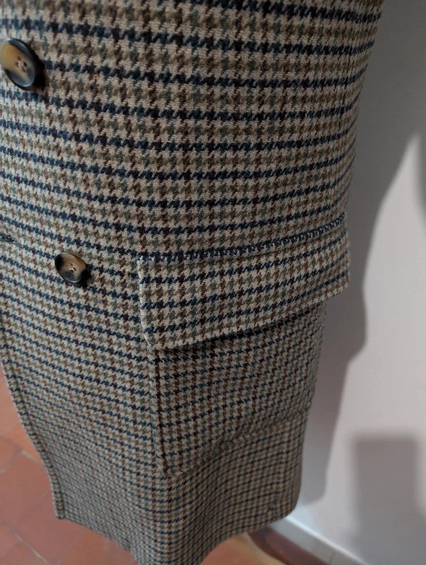 Agréable manteau polo coat en tweed
