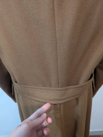 Legendärer, zweireihiger Kamelhaarmantel aus Wolle