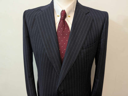 Fantastique costume pinstripe en flanelle lourde