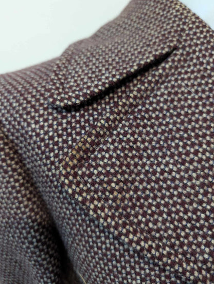 Magnifique manteau polo coat en tweed