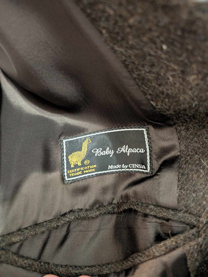 Magnifique veste marron en laine