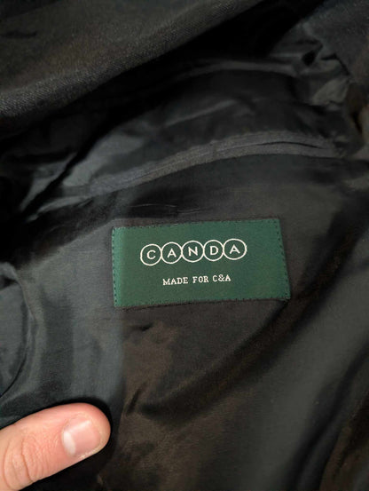 Classique costume croisé pinstripe en laine