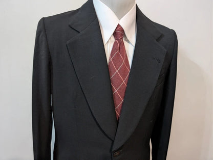 Magnifique costume noir en laine