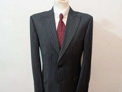 Terrifiant costume pinstripe en flanelle