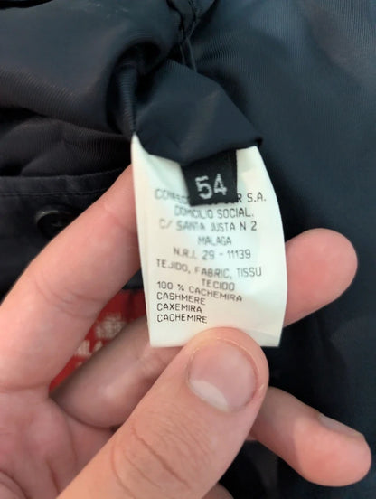 Rarissime manteau croisé en cachemire