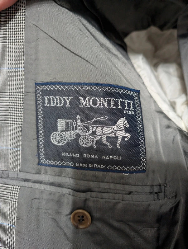 Eleganter grauer Prince-of-Wales-Anzug