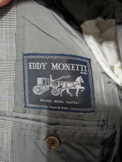 Eleganter grauer Prince-of-Wales-Anzug