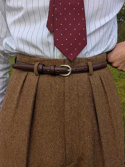 Pantalon hollywood en tweed