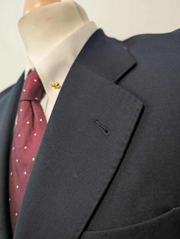 Classique veste bleu marine en laine