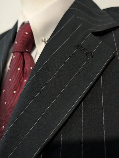 Incredible chalkstripe wool suit