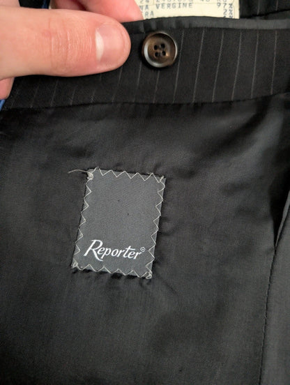 Magnifique costume pinstripe en laine légère