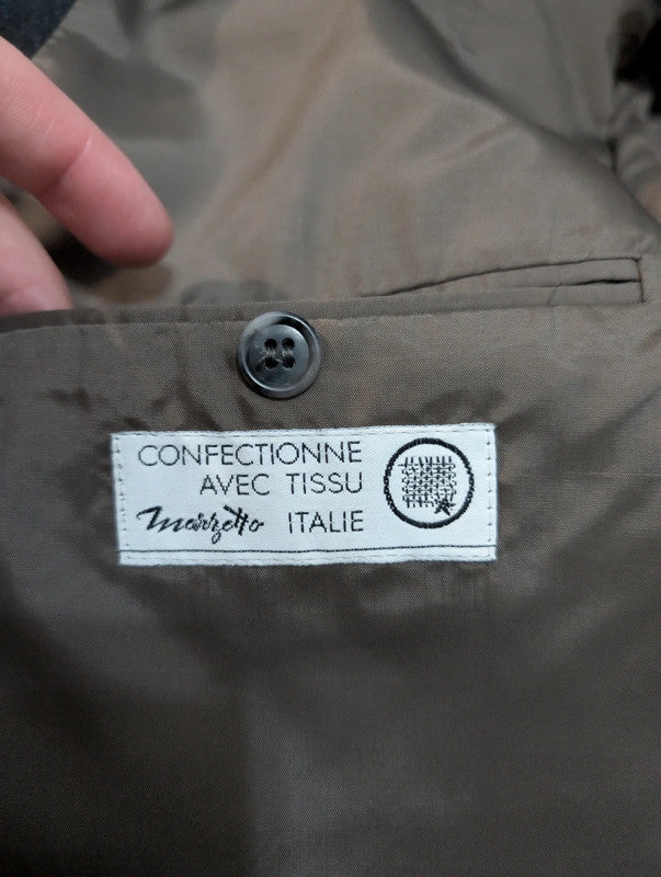 Furieux costume croisé en flanelle lourde