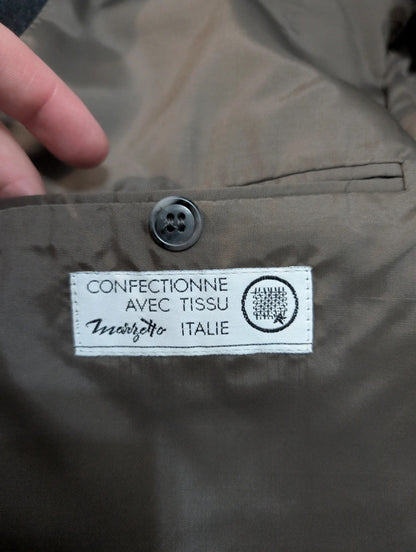 Furieux costume croisé en flanelle lourde