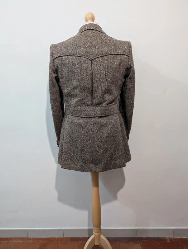 Spectaculaire veste sport en tweed