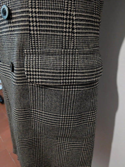 Effroyable polo coat en laine