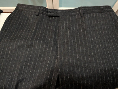 Parfait costume chalkstripe en flanelle lourde