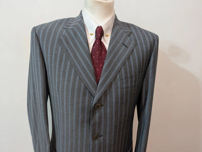Furieux costume pinstripe en laine