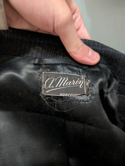 Sublime manteau en laine lourde