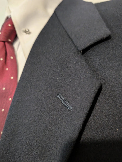 Géniale veste bleu marine en flanelle lourde