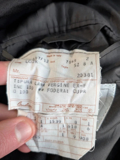 Légendaire costume croisé gris en laine