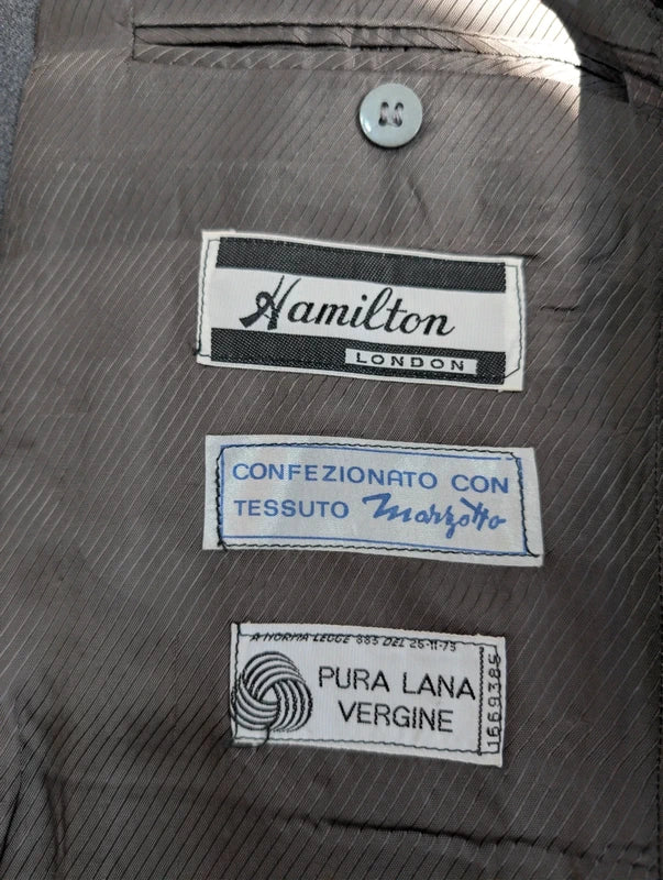 Magnificent gray flannel 3-piece suit