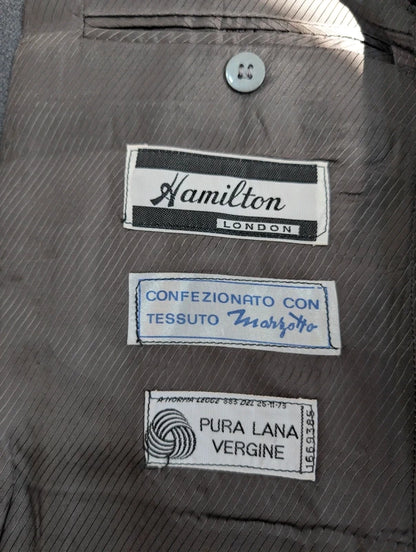 Magnificent gray flannel 3-piece suit