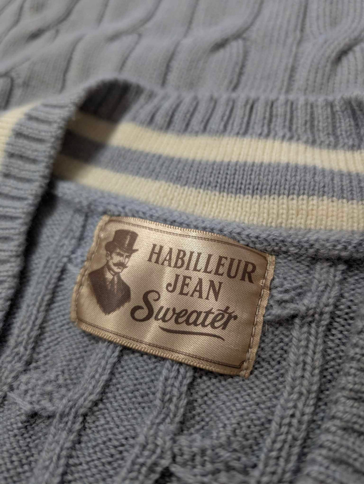 Blue cricket sweater