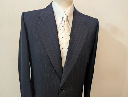 Magnifique costume pinstripe en flanelle lourde