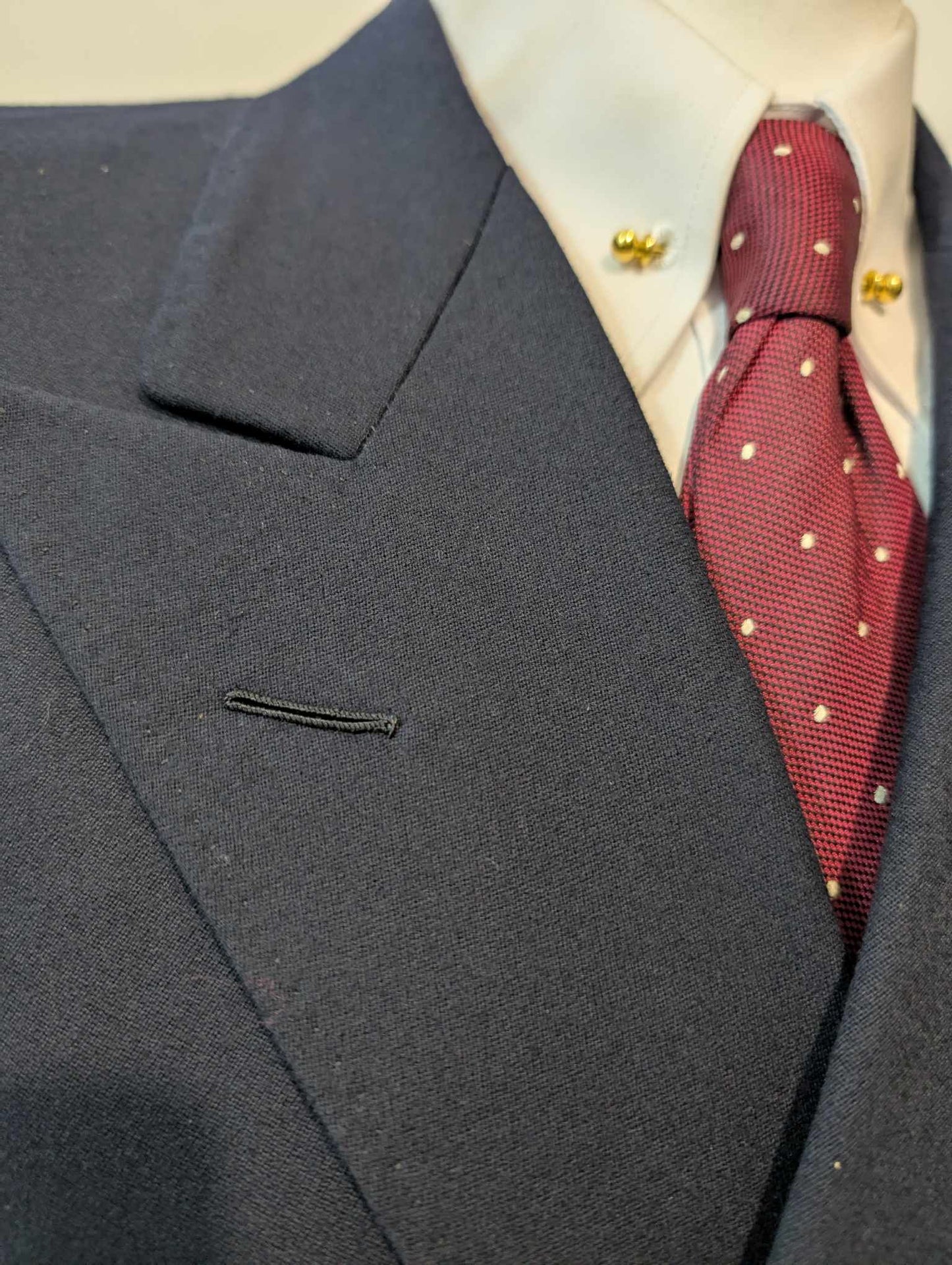 Fabuleux costume croisé en flanelle