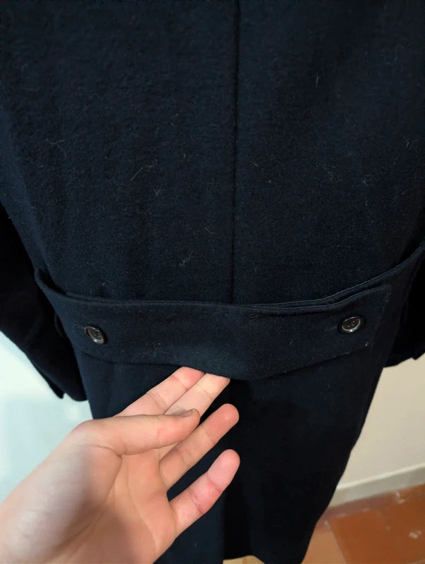 Kurzer Wollpolomantel