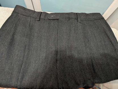 Magnifique costume croisé gris en flanelle
