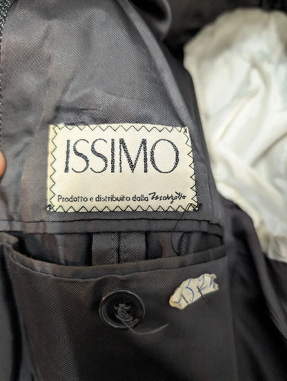 Ancien costume gris a carreaux en laine