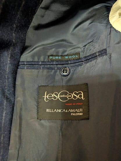 Unglaublicher schwerer Flanellanzug mit Kreidestreifen