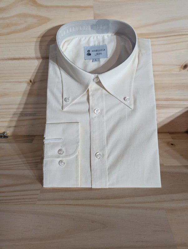 Cotton shirt with 10cm American collar